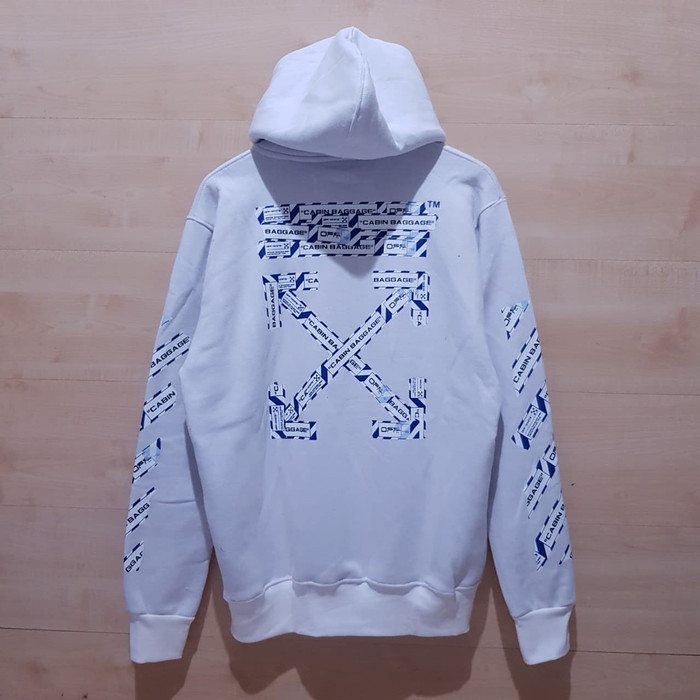 Jual JAKET HOODIE OFF WHITE CABIN BAGGAGE WHITE M Shopee Indonesia