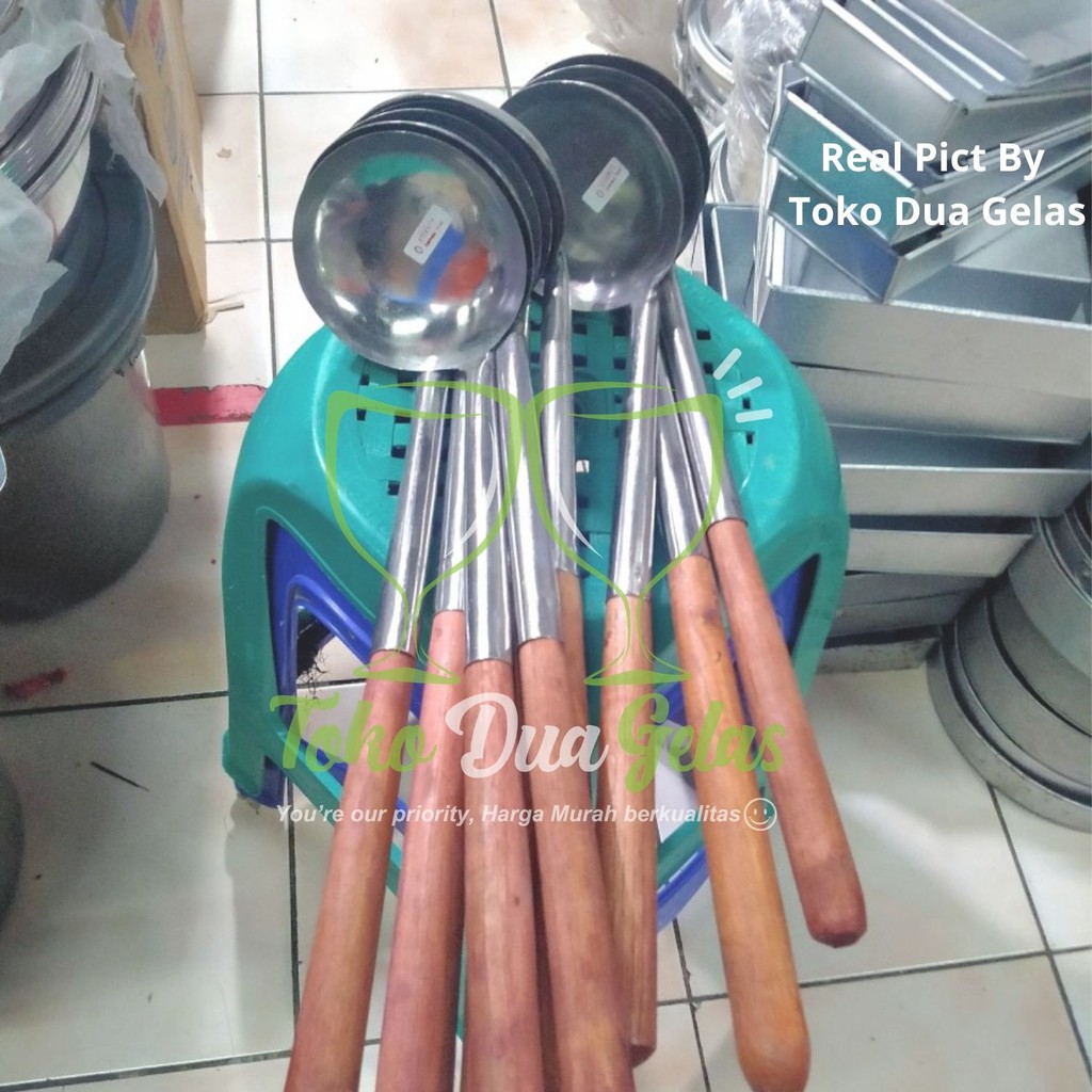 Jual Irus Sendok Centong Kuah Bakso Baso Sayur Stainless Nomor