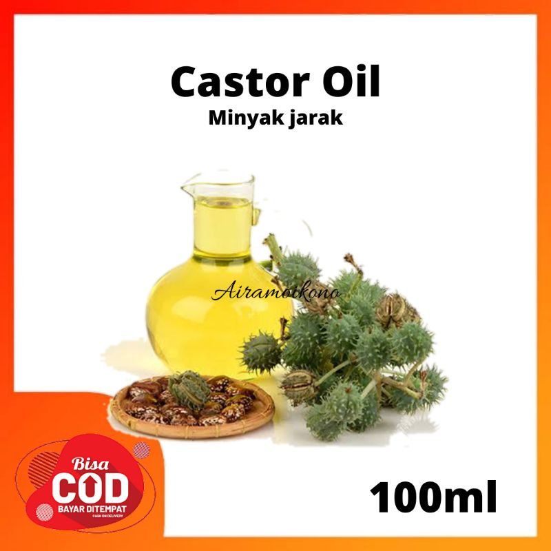 Jual CASTOR OIL PURE / MINYAK JARAK TANPA CAMPURAN/ KOSMETIC GRADE