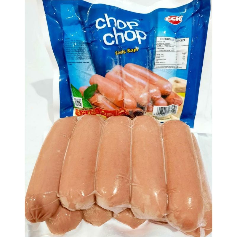 Jual Chop chop sosis sapi mini 500 gram / sosis bakar murah isi 10 ...
