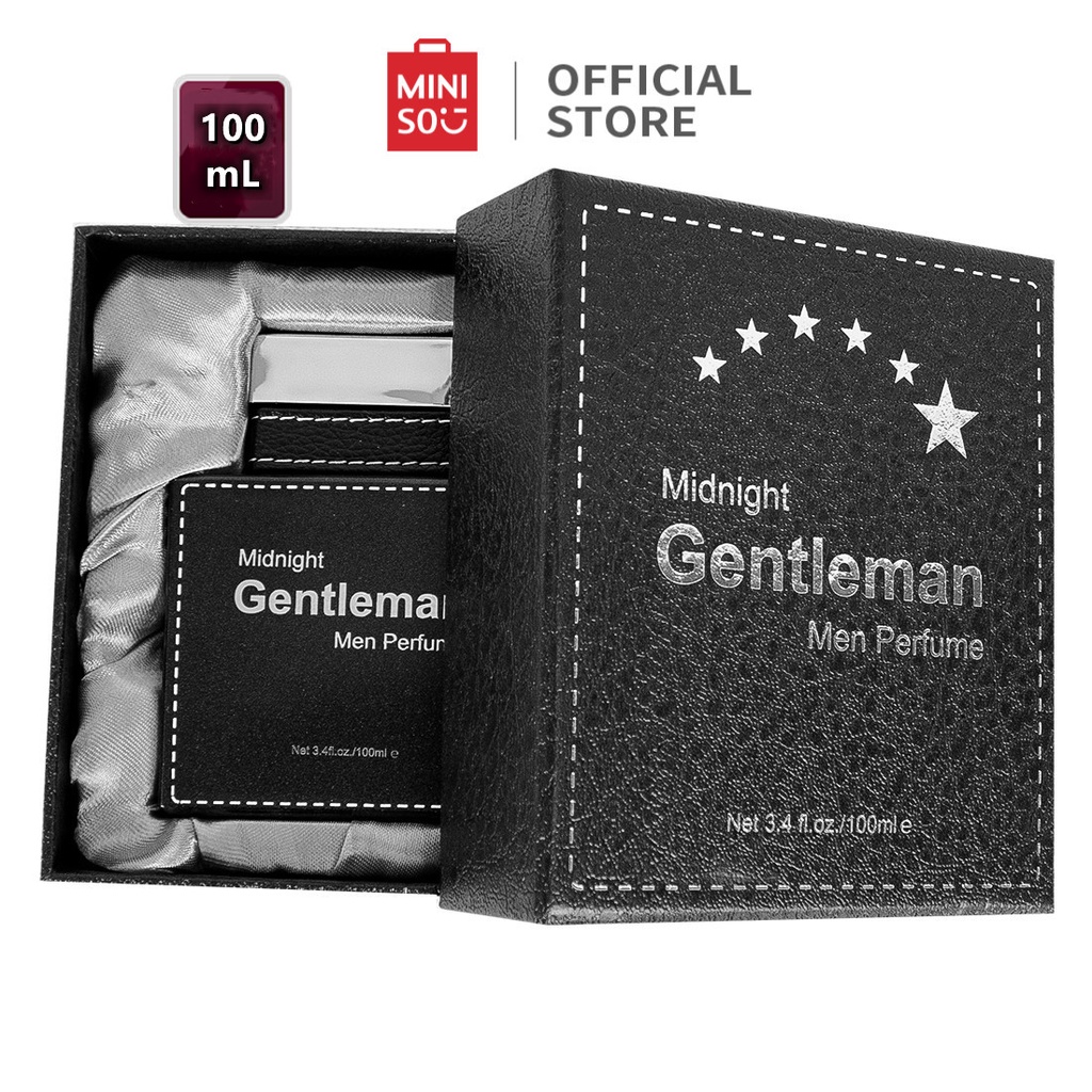 Jual Miniso Official parfum pria Midnight Gentleman 100mL Men