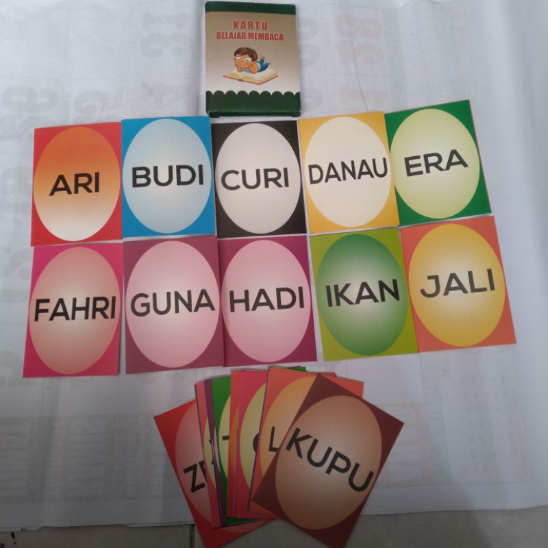 Jual Flashcard / Kartu Belajar Membaca | Shopee Indonesia