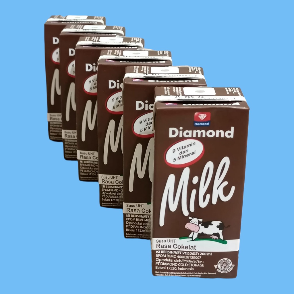 Jual Diamond Susu Uht Rasa Coklat Ml Kotak Shopee Indonesia