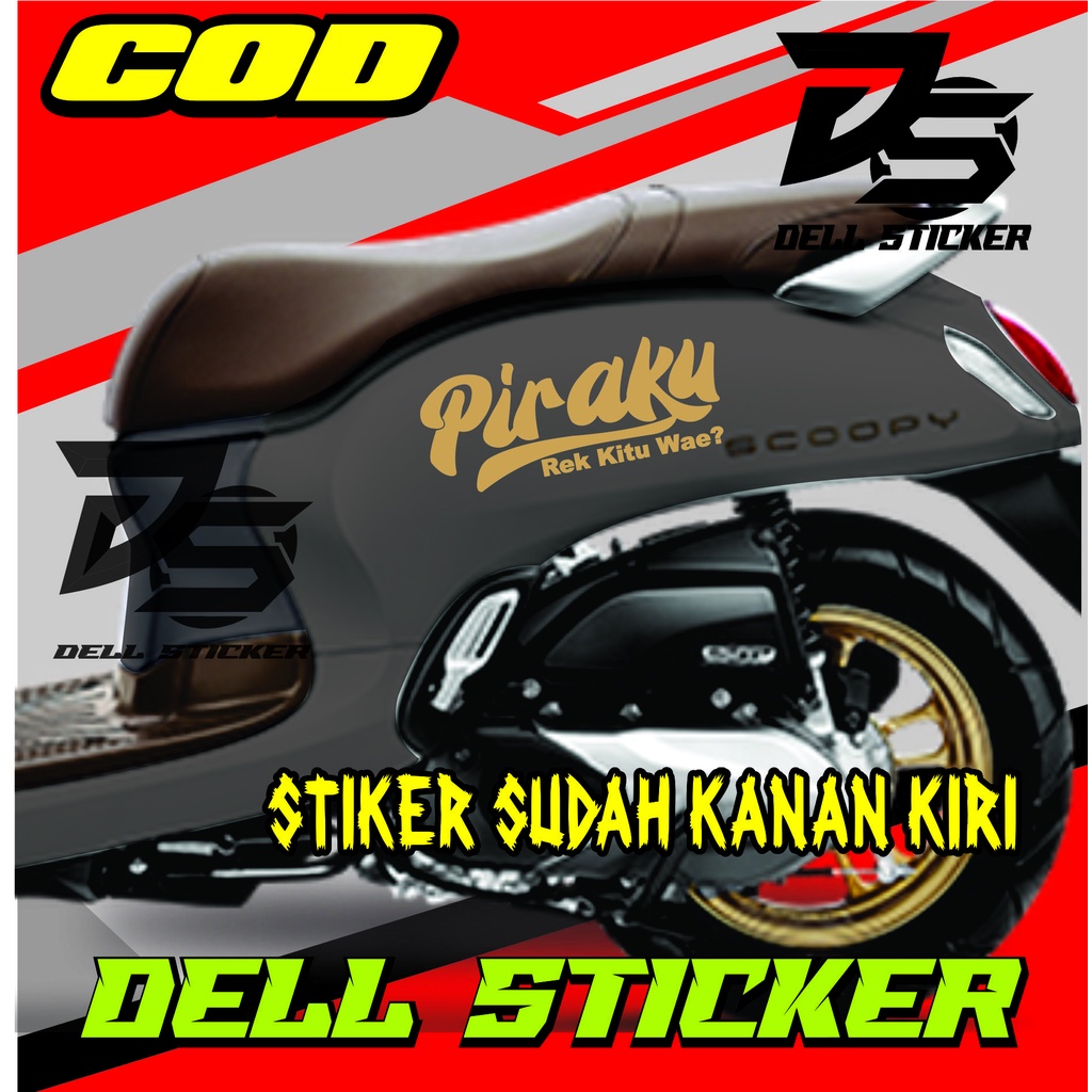 Jual Stiker Scoopy PIRAKU REK KITU WAE Striping Scoopy Terbaru ALL ...