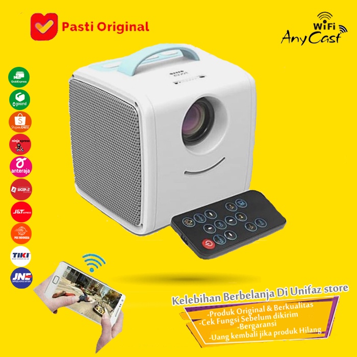 Jual Proyektor WIFI Original/ Proyektor Mini / Projector Mini ...