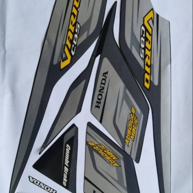 Jual stiker striping honda vario CBS 2010 hitam | Shopee Indonesia