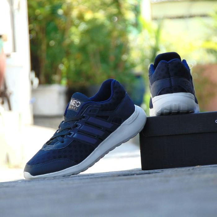 Adidas neo cloudfoam clearance navy