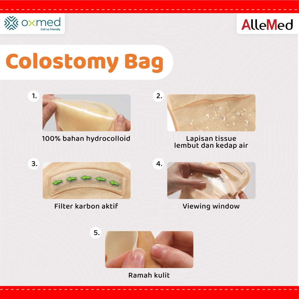 Jual Oxmed Colostomy Bag C1NB10 - Kantong Kolostomi | Shopee Indonesia