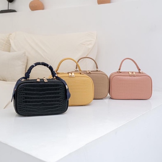 Jual Vallice - Michelle Croco Bag (Mini) | Shopee Indonesia