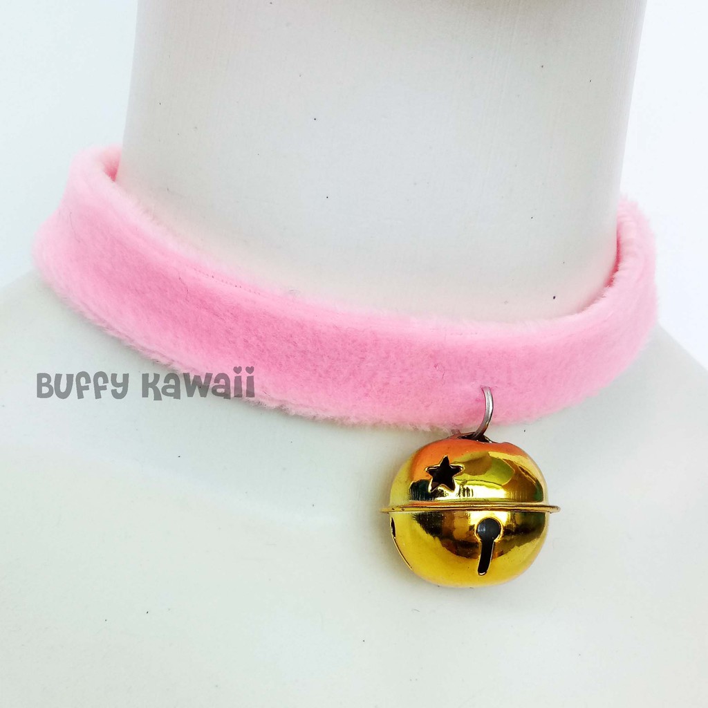 Jual Chocker lonceng bulat golden bell cosplay neko halloween kawaii ...