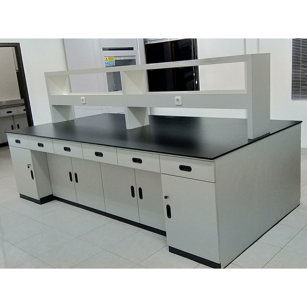 Jual Meja Island Bench Meja Tengah Laboratorium Center Table