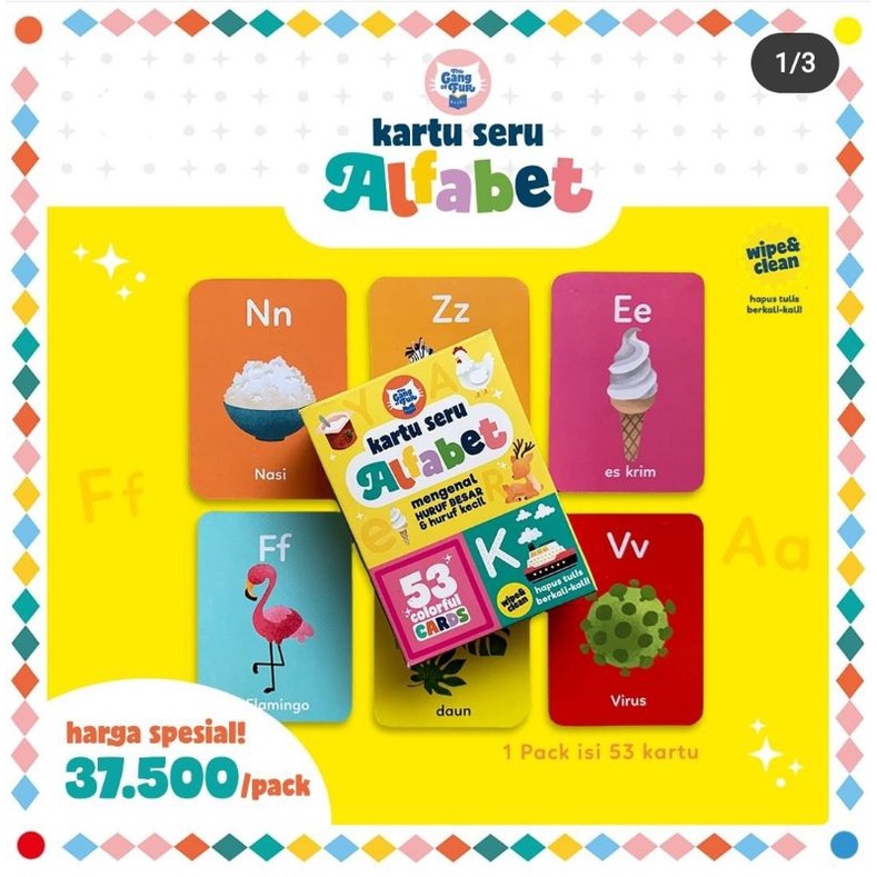 Jual Flash Card Alfabet | Shopee Indonesia