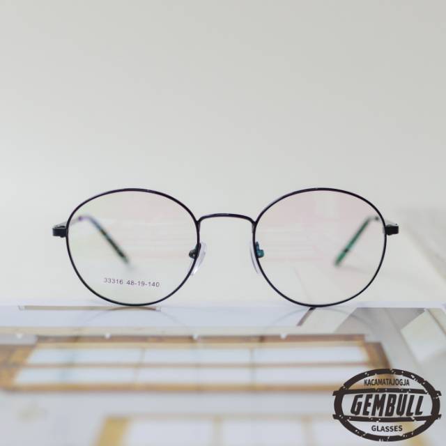 Jual FRAME KACAMATA BESI BULAT - ANUDHARA 03 | Shopee Indonesia