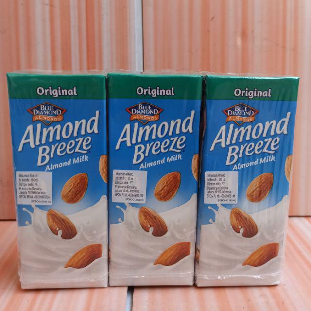 Jual Almond Breeze Almond Milk Blue Diamond 180ml Almond Milk Susu Almon Susu Almond Blue 1611