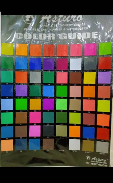Jual ASTURO STICKER ASLI ~ kertas lebar warna/i 32×52cm min.order 8 lbr ...
