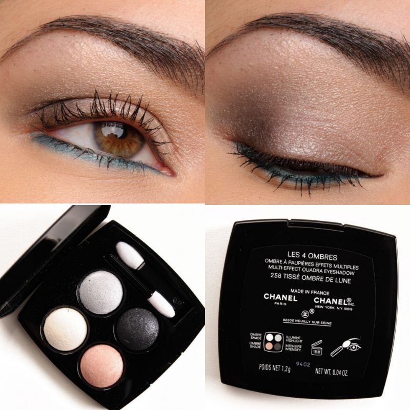 CHANEL, Makeup, Chanel Les 4 Ombres Eyeshadow Quad258 Tisse Ombre De Lune