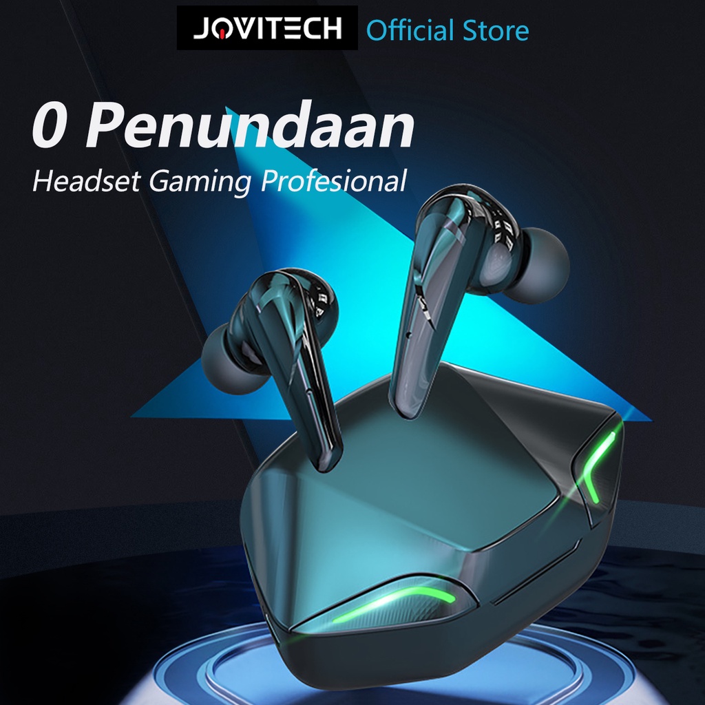Jual 【COD】2022 Jovitech TWS Headset Bluetooth TWS No Delay Gamer