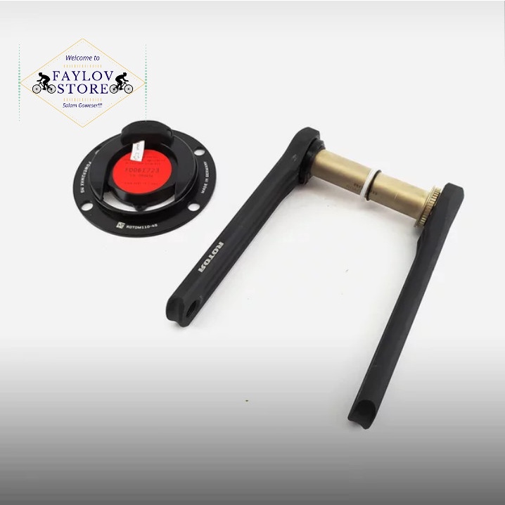 Jual CRANK POWER2MAX NGECO ROAD ROTOR POWER2MAX EDITION 170MM AXLE 24