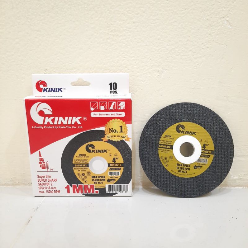 Jual KINIK MATA GERINDA POTONG BESI 4 INCH STAINLESS BATU GERINDA TIPIS ...