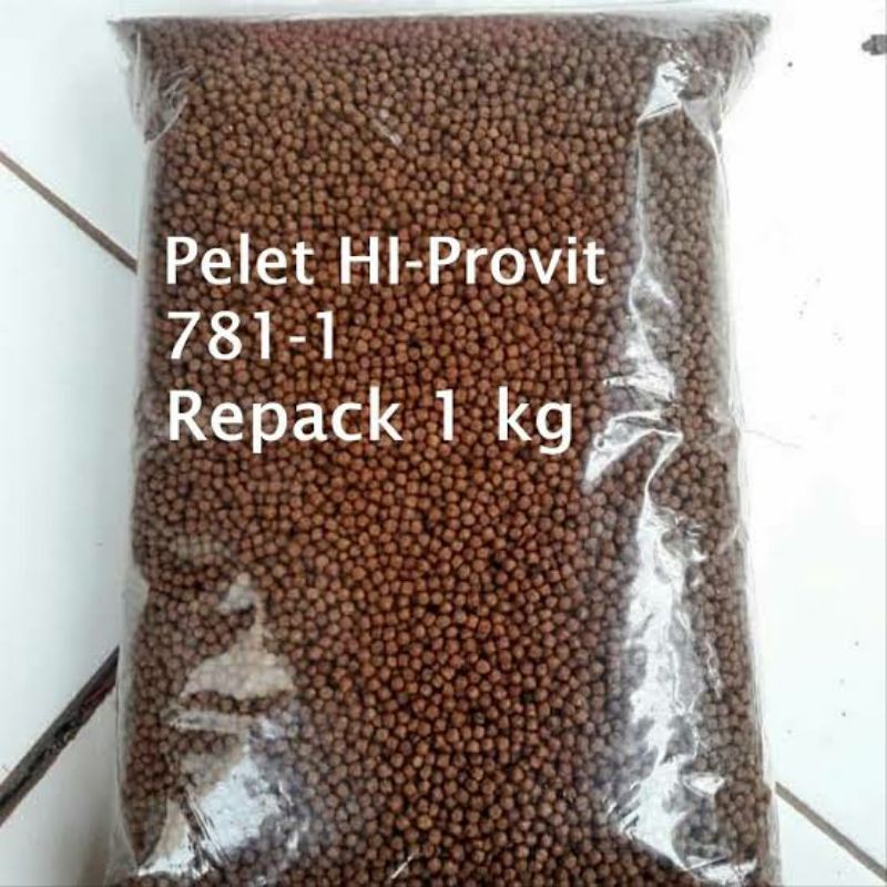 Jual Jual Pakan Ikan Ternak Pelet 781 1 Hi Provit Kemasan Repack 1 Kg Shopee Indonesia 