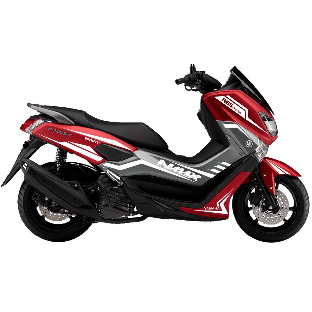 Jual Striping Cuting Stiker YAMAHA Nmax Merah - CSN23M | Shopee Indonesia