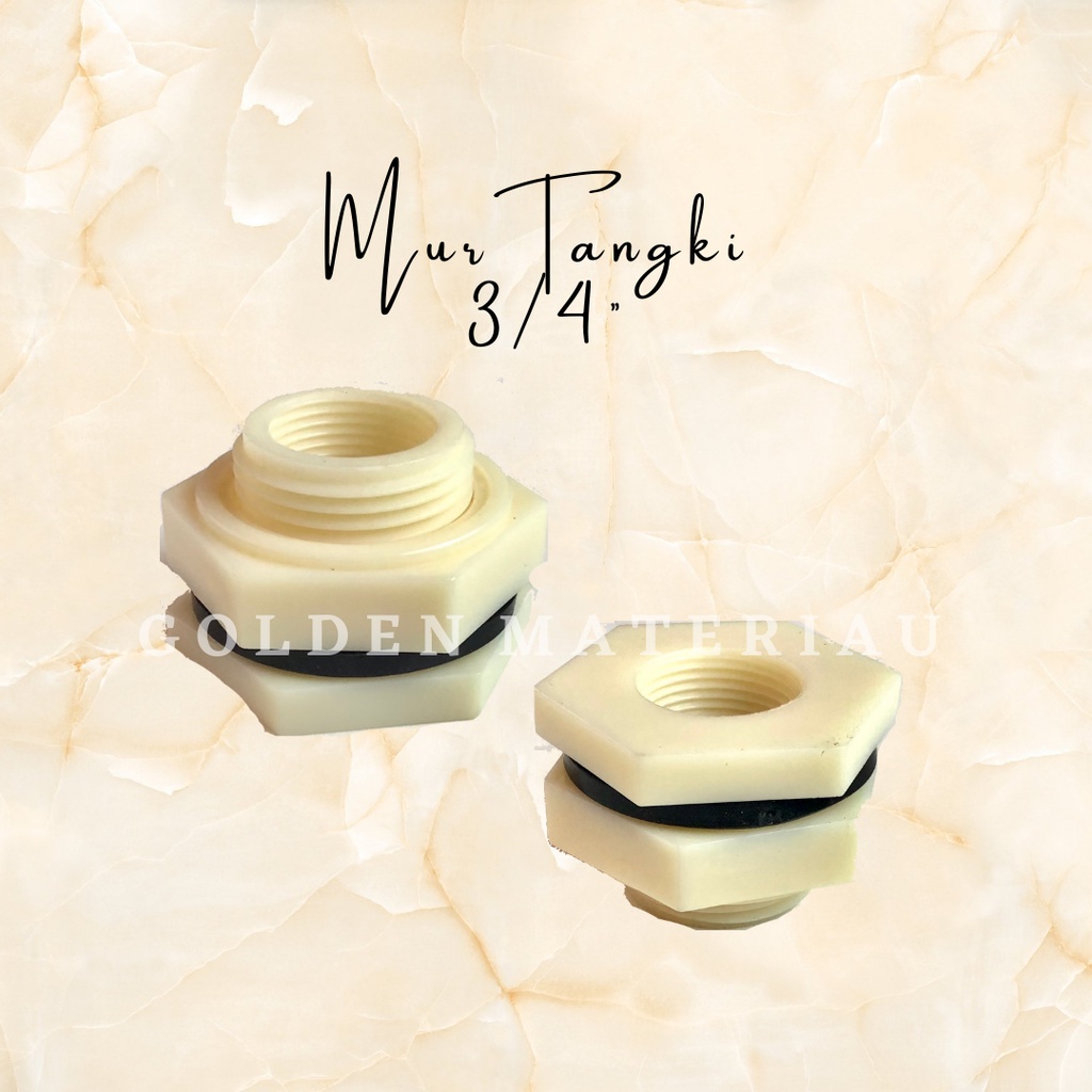 Jual Mur Tangki Toren Tandon Air Drat Ring 3/4