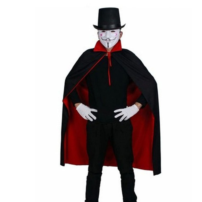 jubah merah halloween