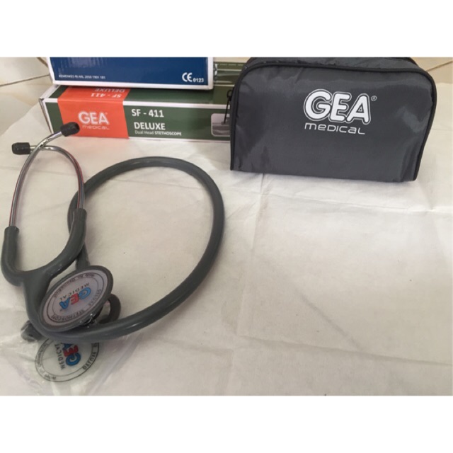 Jual Paket Tensimeter Dan Stetoscope Gea Murah samlab alkes | Shopee ...