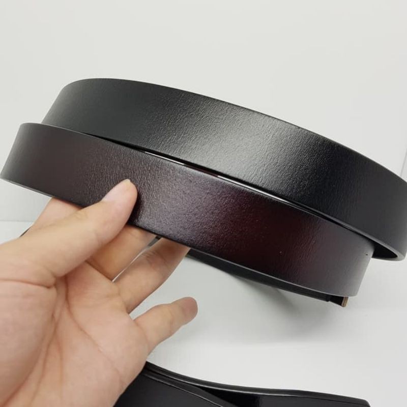 Jual Tali Ikat Pinggang | Tali Gesper | TaLi Sabuk Model Rel Kulit 3,5