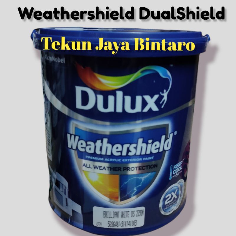 Jual Dulux Weathershield Dualshield Brilliant White Ds 2290m 2 5 Liter