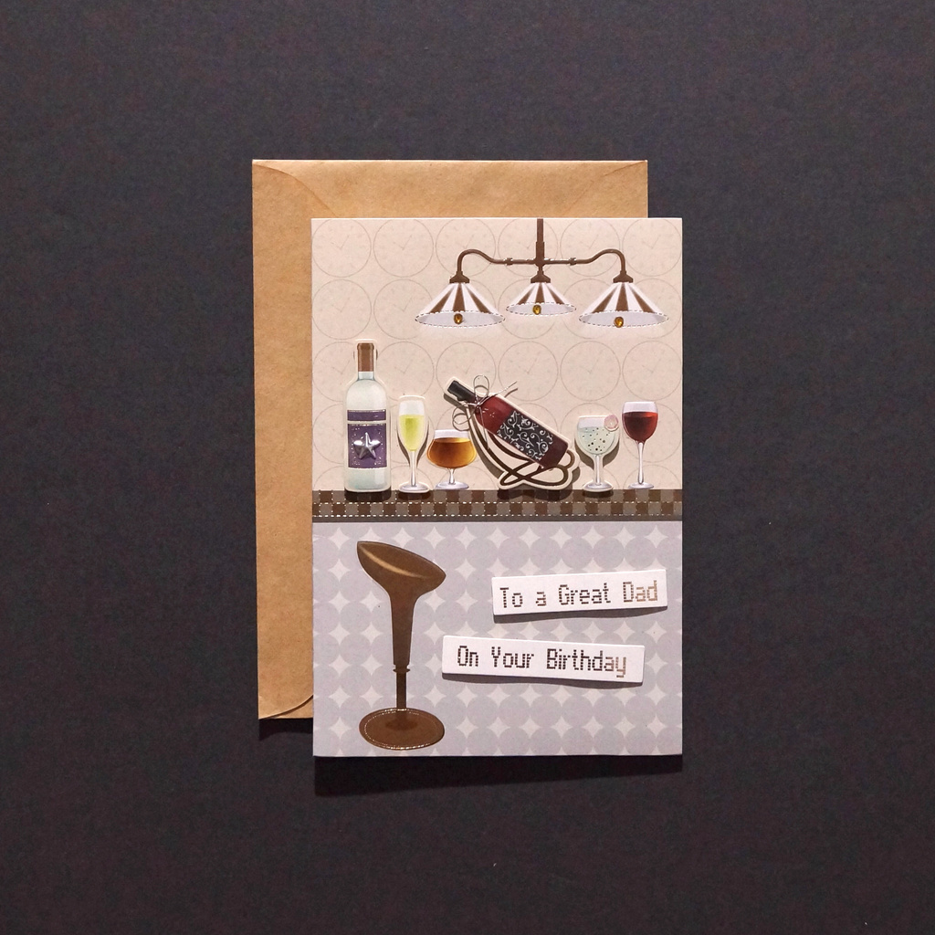 Jual Fancy 3D Greeting Card Happy Birthday Dad & Boys Father's Day ...