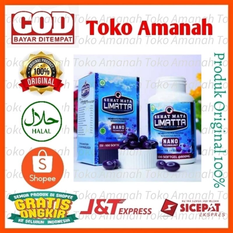 Jual Limatta Walatra Sehat Mata Limatta Softgel 100 Original Obat Herbal Mata Minus Katarak 3975