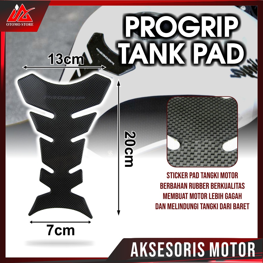 Jual Progrip Tankpad Pelindung Tangki Fishbone Motor Progrip Carbon Progrip Tankpad Stiker