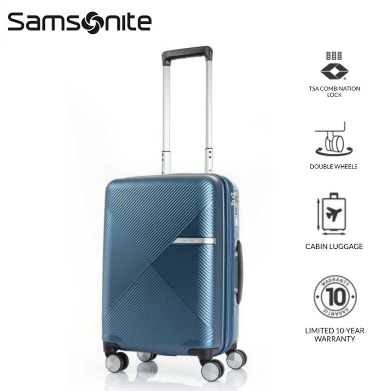 Jual KOPER SAMSONITE VOLANT SPINNER HARDCASE EXPANDABLE SIZE SMALL 55CM ...