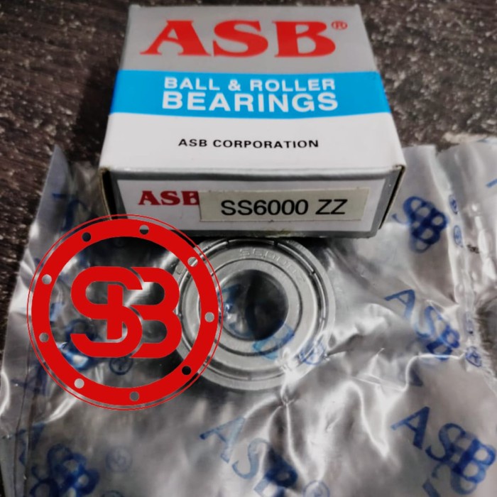 Jual Bearing / Laker / Laher Stainless Steel SS 6000 ZZ ASB | Shopee ...