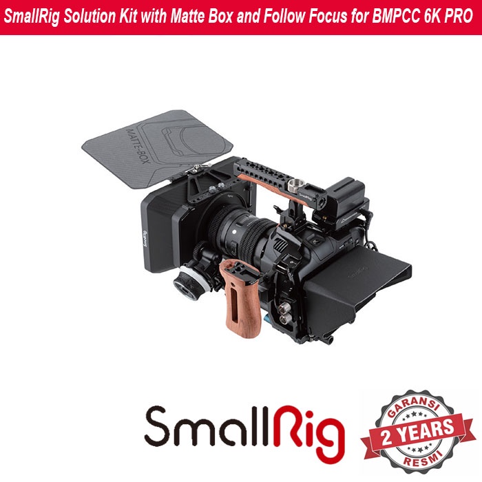 Jual SmallRig Solution Kit with Matte Box and Follow Focus for BMPCC 6K