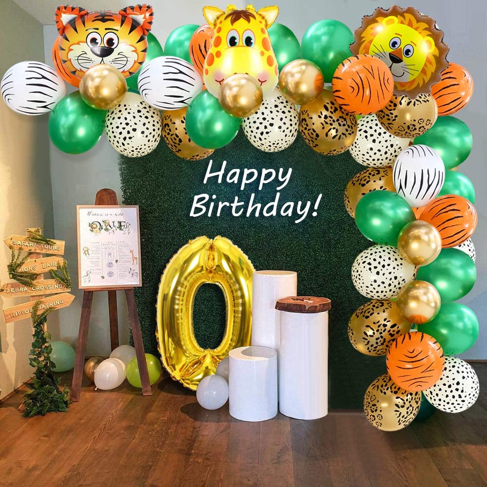 Jual Mmtx 20pcs 0-8th Set Balon Happy Birthday Dekorasi Pesta Balon