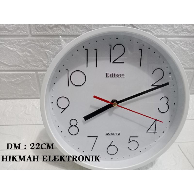 Jual jam dinding Edison EDW 09T18 Shopee Indonesia