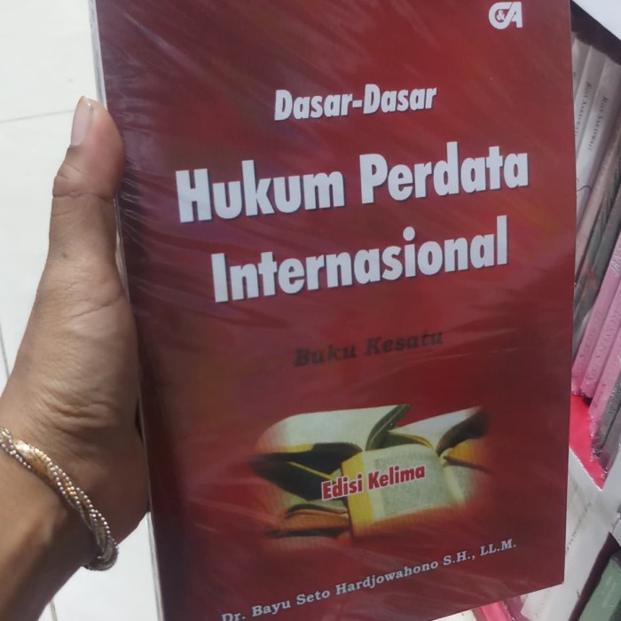 Jual BUKU DASAR - DASAR HUKUM PERDATA INTERNASIONAL ( Bayu Seto ...