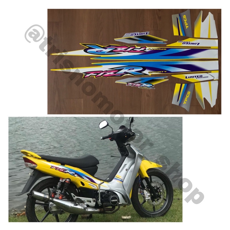 Jual Striping Polet Body Motor Yamaha Fiz R F1z R Le Sticker Stiker