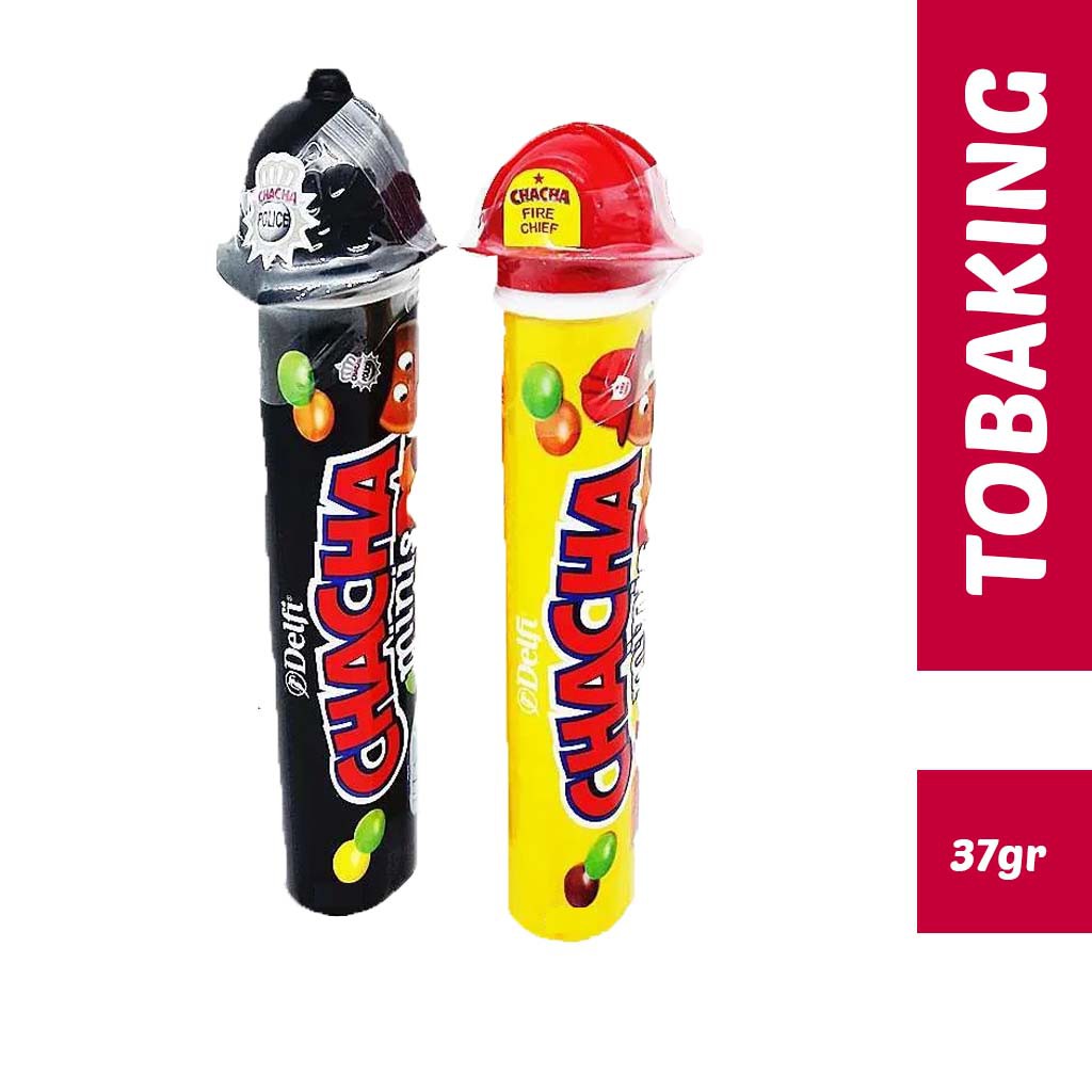 Jual Delfi Cha Cha Minis Tube Hat / Cokelat Chacha Mini 37 gr | Shopee ...