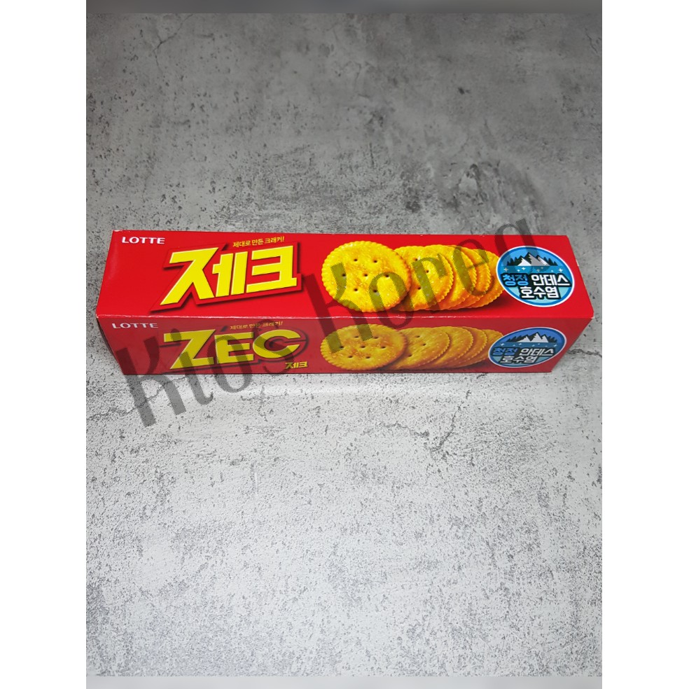 Jual Lotte Zec Cheese Crackers 100gr – Cracker Keju BISKUIT KOREA ...