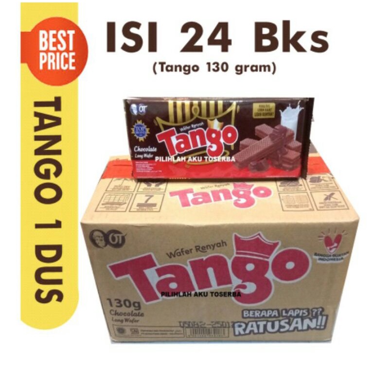 Jual Dus Tango Wafer Gr Coklat Vanilla Isi Pcs Dus Box Karton Ecer