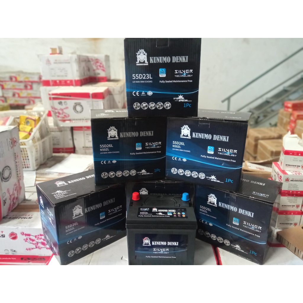 Jual AKI MOBIL INNOVA, FORTUNER, NISSAN JUKE, ALPHARD KUNUMO DENKI