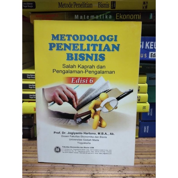 Jual Metodologi Penelitian Bisnis Edisi 6 by Jogiyanto Hartono | Shopee ...