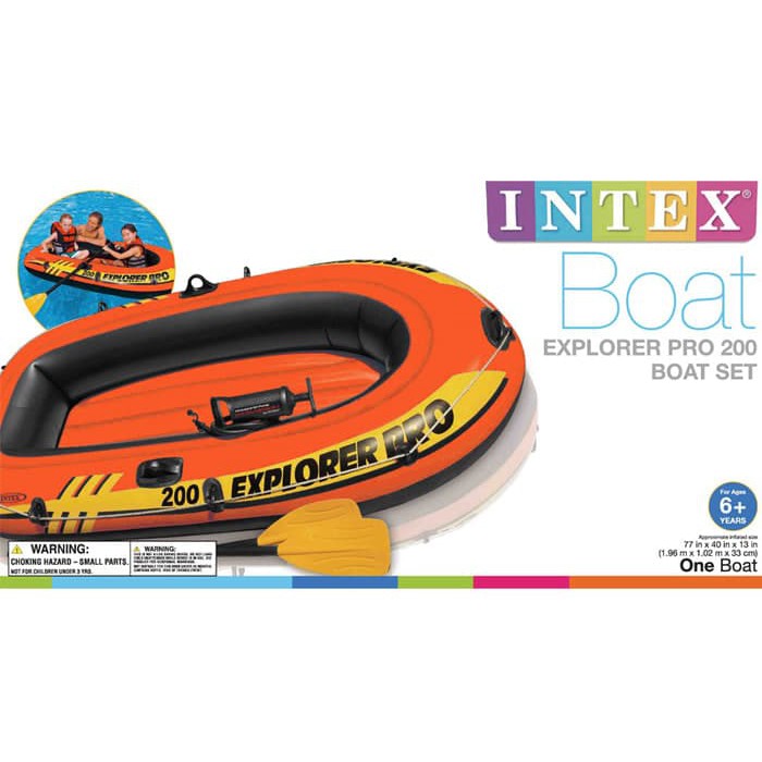 Jual Perahu Karet Kayak Explorer Pro 200 Plus Pompa Dayung - INTEX ...