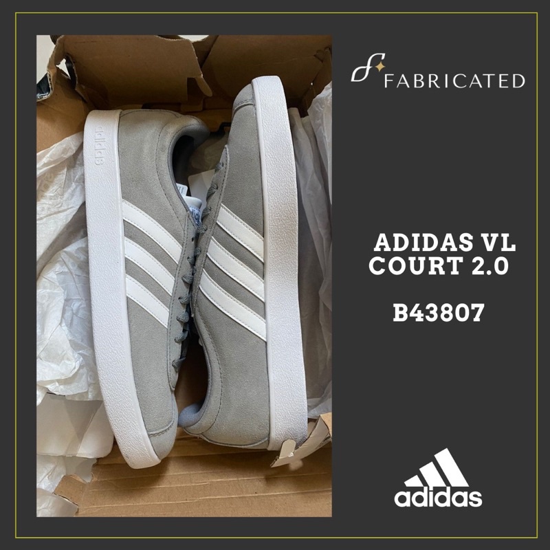 Adidas ORIGINAL Sepatu Pria VL COURT 2.0 Original Murah B43807