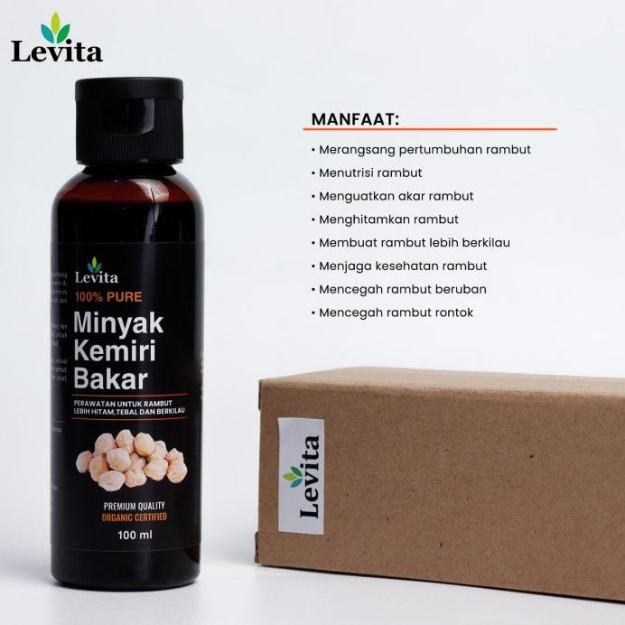 Jual Minyak Kemiri Bakar Levita Oil Penumbuh Dan Penghitam Rambut ...