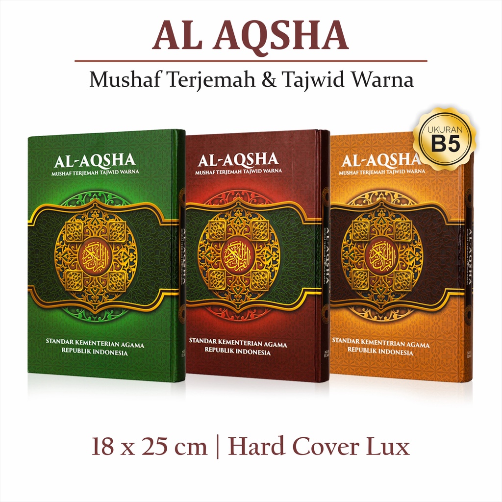 Jual Al Quran Besar Jumbo Al Aqsha Ukuran B5 Quran Mushaf Alquran ...