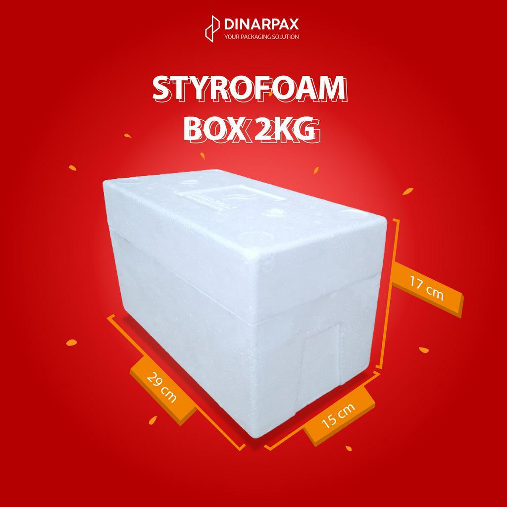Jual STYROFOAM BOX 2 KG NEW/STYROFOAM/STEROFOAM/2KG/TANPA KUPING